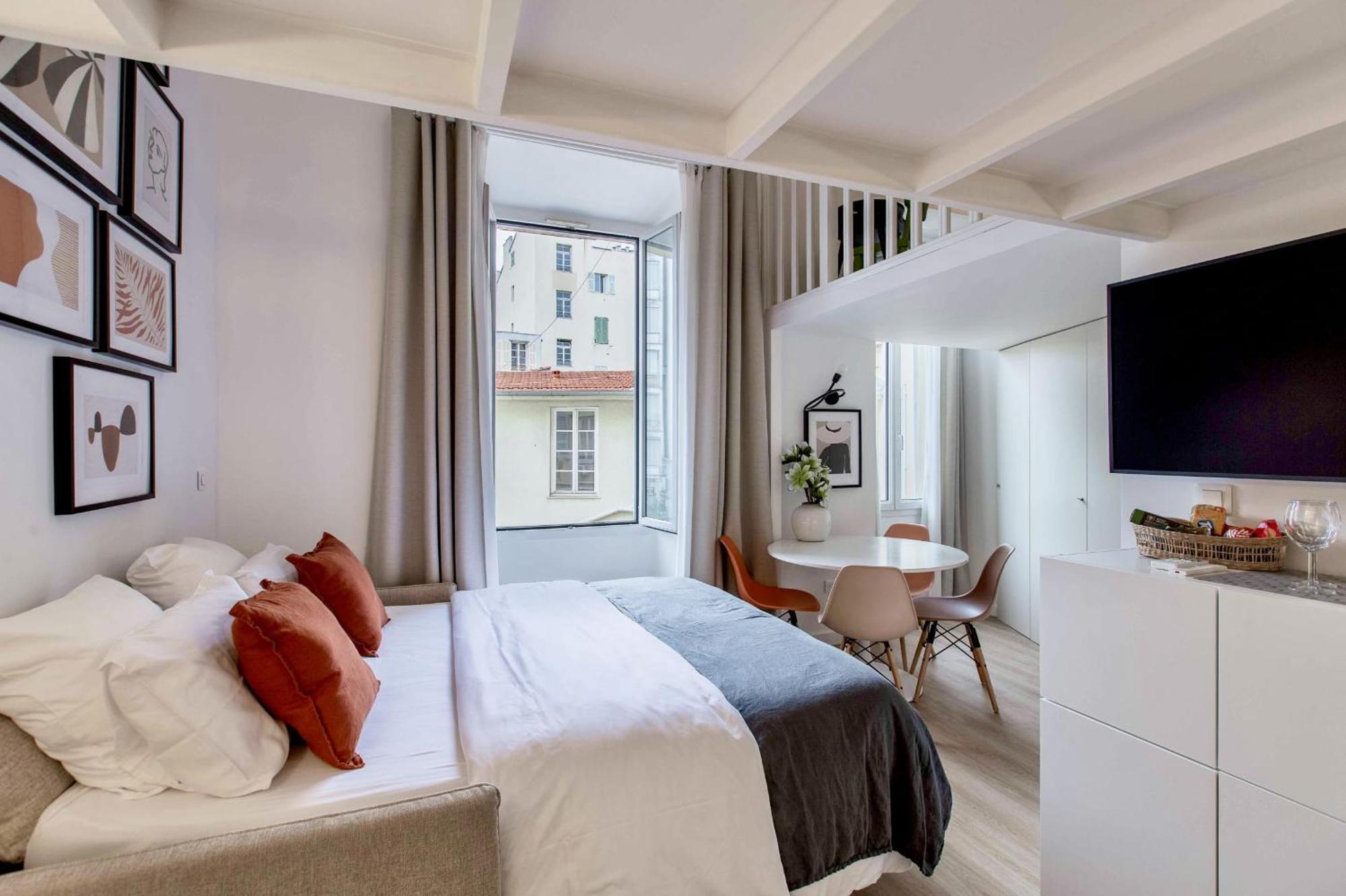 Suede Promenade Duplex Apartment At 1 Min From The Sea 2 Bathrooms Nice Exteriér fotografie