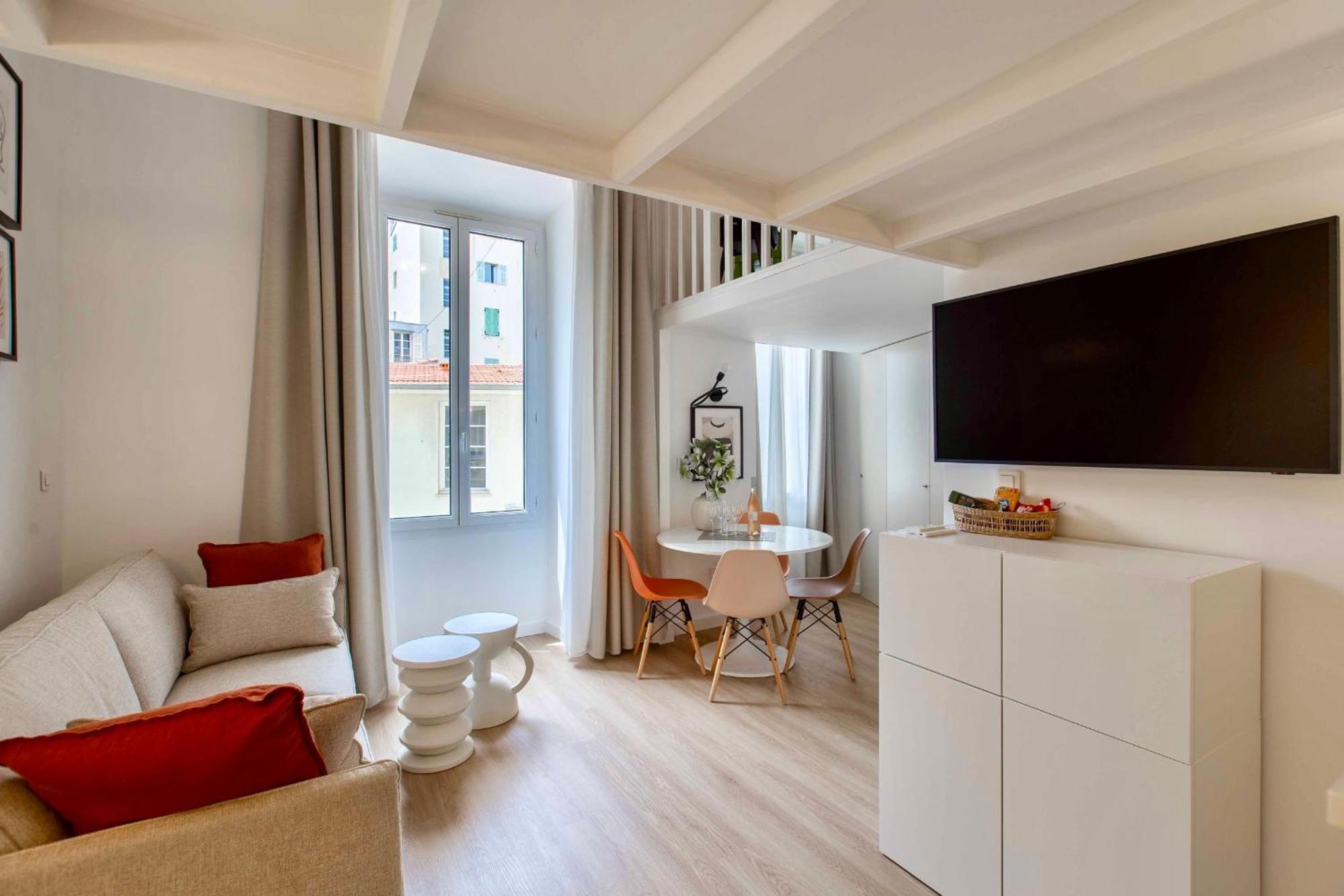 Suede Promenade Duplex Apartment At 1 Min From The Sea 2 Bathrooms Nice Exteriér fotografie